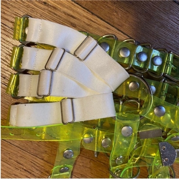 Neon Green UV Harness Top - Picture 8 of 12